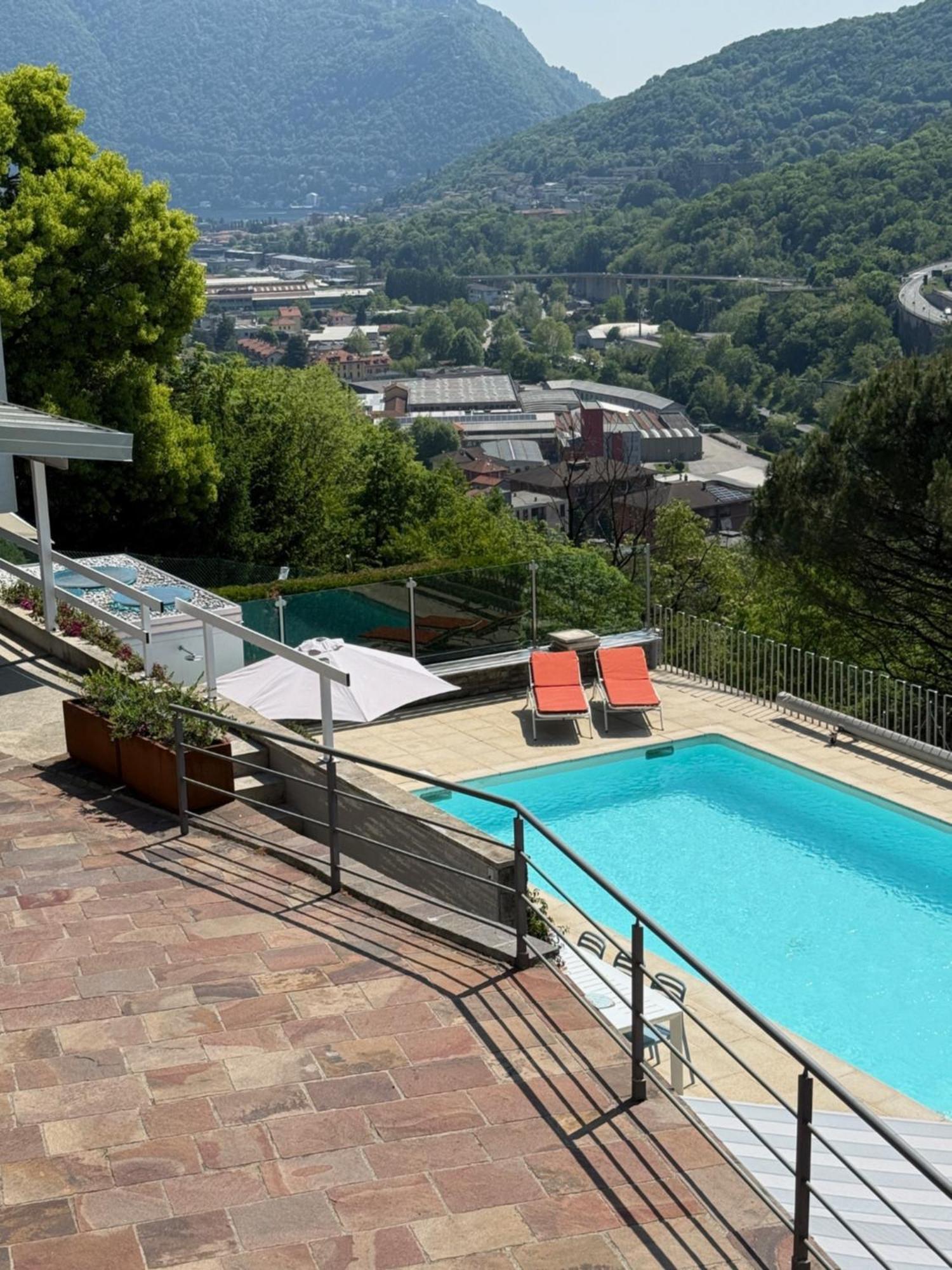 Veralto - Modern Suite With Como Lake View Vacallo Exterior foto